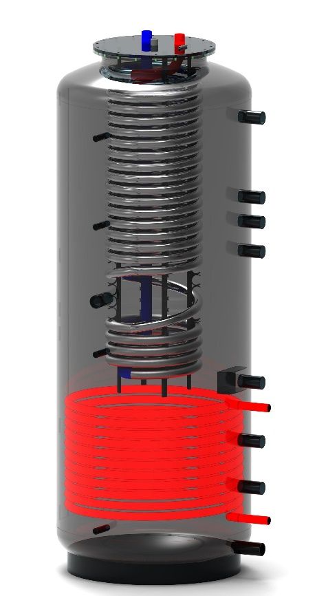 MAGA MT - s výmenníkmi pre SOLAR a TUV