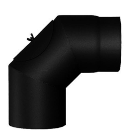 Koleno 90° s čistiacim otvorom