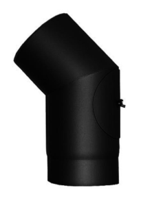 Koleno 45° s čistiacim otvorom