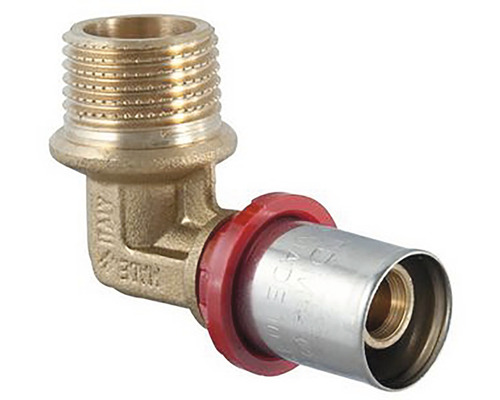 Koleno s vonkajším závitom AL-PEX