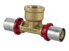 T-kus s vnútorným závitom AL-PEX