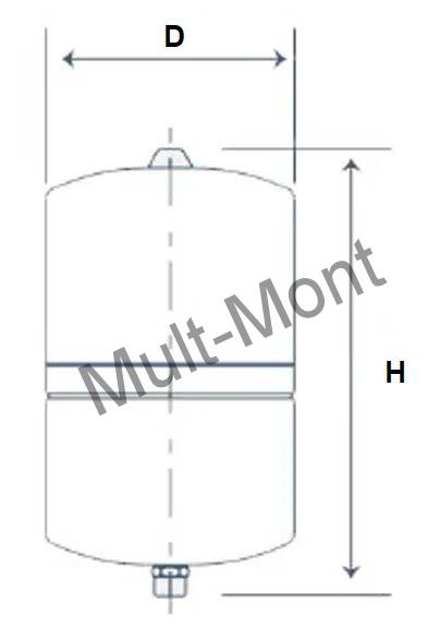 Expanzná nádoba ELBI TÚV 18L