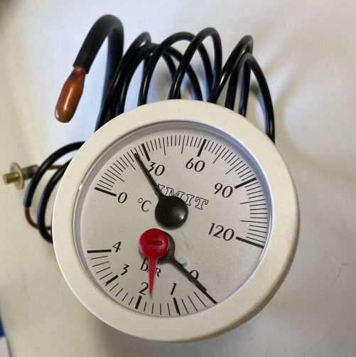 Termomanometer pre plynove stacionarne kotly
