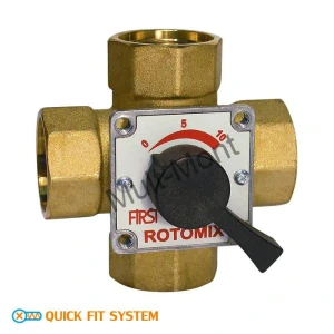 Štvorcestný zmiešavací ventil ROTOMIX F4 3/4"