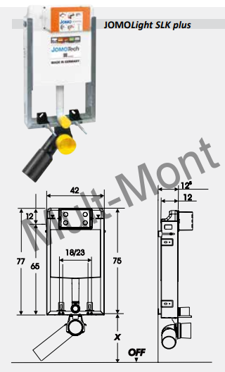 WC WERIT JOMO Light SLK plus