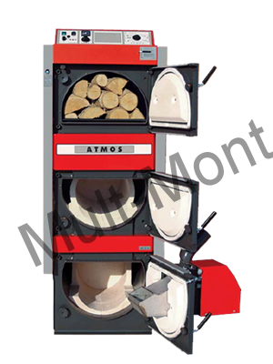 ATMOS DC32SP, 35 kW na drevo a pelety