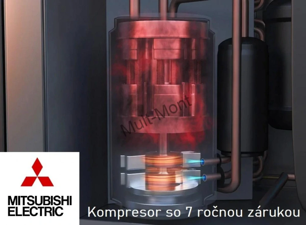 TCI06 ATTACK tepelné čerpadlo 6kW INVERTER R32, monoblok, vzduch/voda, Wifi